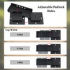 7.5" Heavy Duty Flip Gate Latch Lock with Padlock Hole
