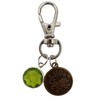 Zodiac Star Sign Birthstone Keyring Lobster Clasp August Peridot Leo