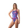 EQ Swimwear Women's Harmony Extra Long Torso one Piece Swimming Suit (as1, Numeric, Numeric_16, Numeric_18, Regular, Regular, Tall, Tahitian Floral)