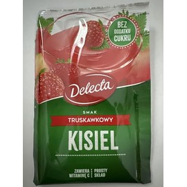 Delecta Duzy Kisiel Strawberry 5-pack 5x58g/5x2oz Eastern European Jelly Dessert