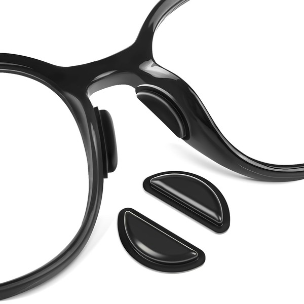 FOFALY Silicone Nose Pads for Glasses, 2.5mm Heightened Airbag Cushions,