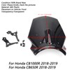 Bruce & Shark ABS Plastic Motorcycle Windshield Windscreen for Honda