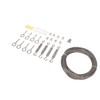 304 Stainless Steel Wire Rope Set with Hook Ring Screws