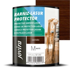 JOVIRA PINTURAS Varnish Matt Water Based Protective Varnish Decorates and Protects Wood (750 millilitres, Maroon)