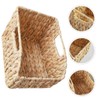 FELTECHELECTR Handwoven Storage Basket for Home Organization Multi-functional Woven Container