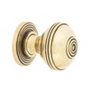 Infinity Decor Solid Brass Antique Old Style Beehive Bloxwich Reeded Cabinet Chest Knobs Pulls 6 Designs (Preston Large)