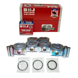 DNJ PRK950 Piston and Ring Kit For 1988-1995 Toyota 4Runner Pickup T100 3.0L V6 SOHC 12V Naturally Aspirated 3VZ-E