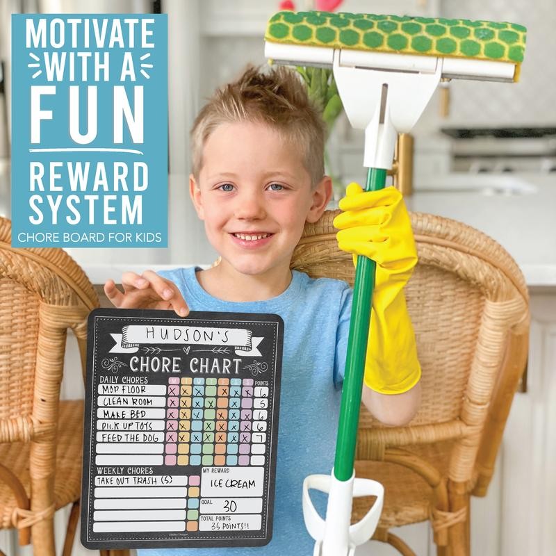 Hadley Designs Chore Charts Set of 3 for Multiple Kids:_Boho