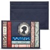 Yoshi Jane Austen Card Holder with RFID Blocking, Genuine Leather,
