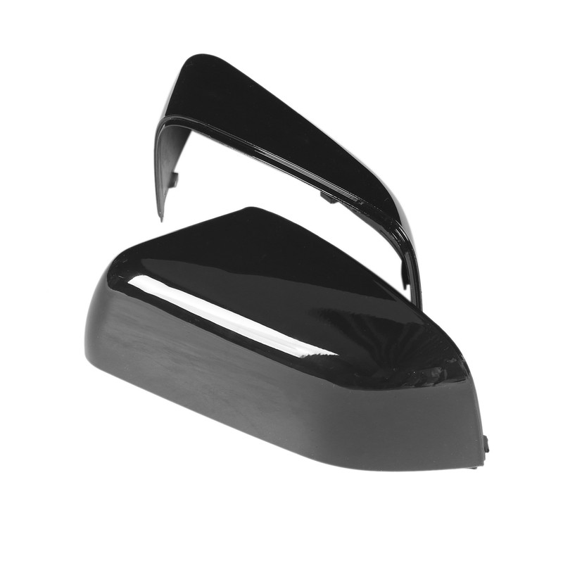2PCS Door Mirror Cover LR019962 Glossy Black Replacement for LAND