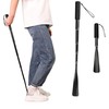 Fanwer Metal Shoe Horn Long Handle For Seniors,14"-37" Adjustable Shoehorns