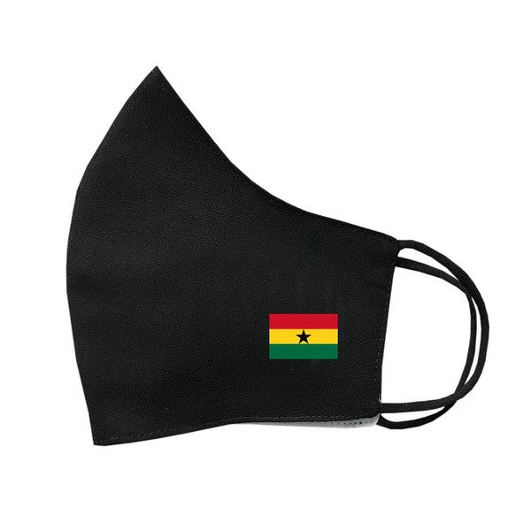 Ghana Flag Protective Covering Washable Reusable Breathable Ghanan Flag Mask