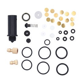Eujgoov High Pressure 30Mpa PCP Air Pump Accessory Kit with Breathing Valve, Sealing Rings and Nozzles for Air Compressor