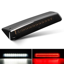 F150 Third Brake Light Led for 2004-2008 Third Brake Light Ford F150 Rear High Mount Lamp Red & White Cargo Light with Smoke Lens Black Housing, Waterproof