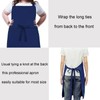 XIEJINJIA 2 Pack Adjustable Bib Apron Long Ties with 2