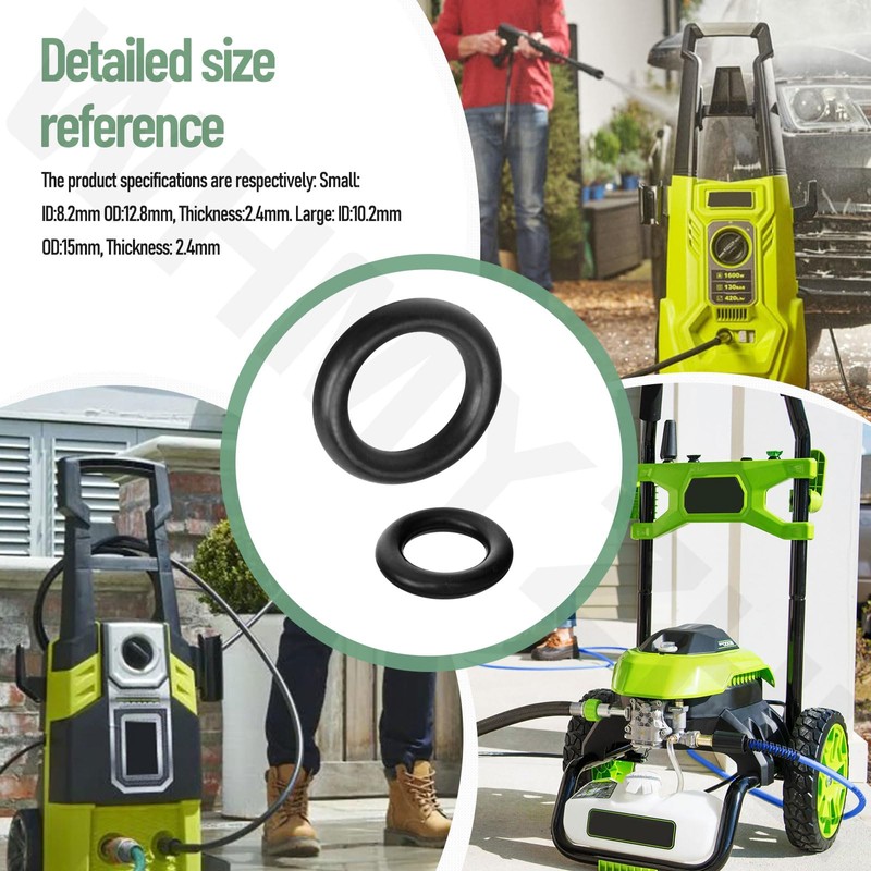 SPX3000-ORING SPX3000 Pressure Washer Replacement O-Rings for Sun Joe SPX4001,