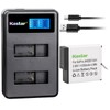 Kastar Battery 1 Pack and LCD Dual Charger for GoPro