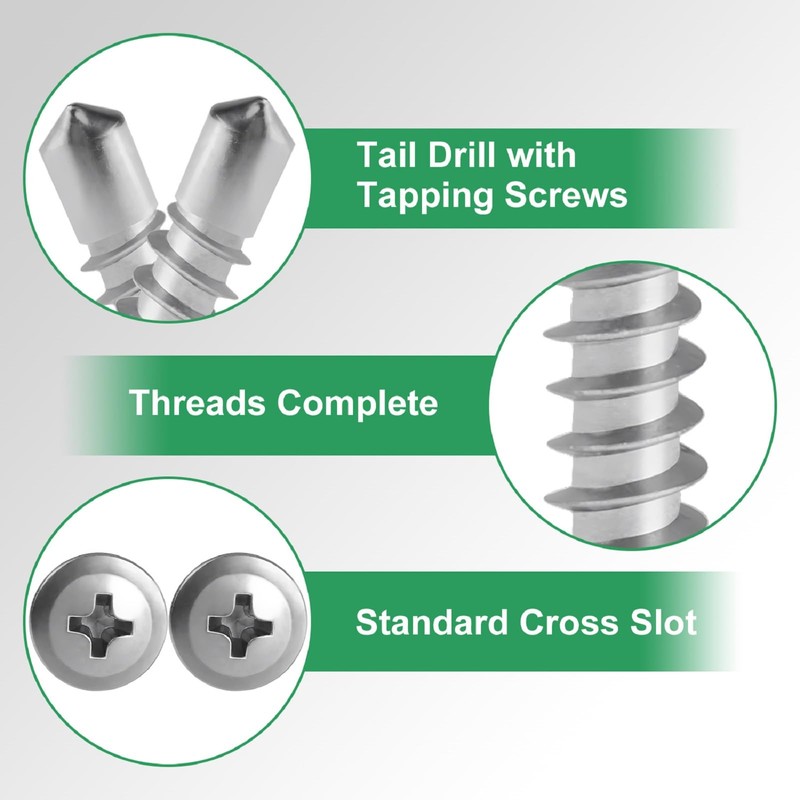 Self Tapping Screw, 410 Stainless Steel Drilling Screw M4.2 *