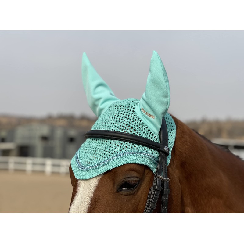Horse Ear Bonnet/Net/Hat/Horse Hood/Mask Horse Veil Horse Ear Bonnet (Full,