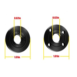 BIZHALA Set of 4 Angle Grinder Inner Outer Flange Nut Fist for Dewalt Makita Black & Decker Ryobi Milwaukee 193465-4 224399-1 224568-4 Metal Lock Nut Kit