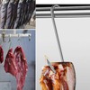 Butcher Hooks, 12 Pieces, S Hooks, Stainless Steel Smoking Hanging
