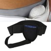 Inguinal Hernia Belt Adjustable Black PVC Gel Bag Soft Foam