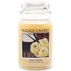 Village Candle Creamy Vanilla Large Glass Apothecary Jar, Scented Candle,
