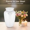 Abooxiu 10 Inches Cremation Urns for Human Ashes Ceramic Keepsake