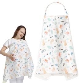 Nursing Apron, Breastfeeding Cover for On the Go, Nursing Cover, Nursing Apron, Nursing Apron with Adjustable Strap, Nursing Cover for Breastfeeding Babies, Nursing Cover Gifts for Mother