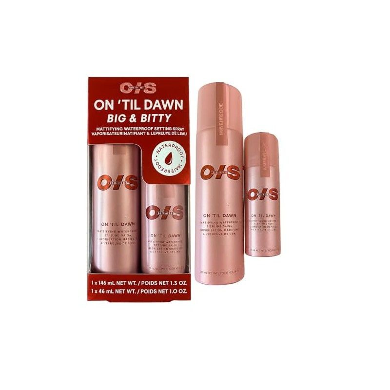 On ’Til Dawn Big & Bitty Mattifying Waterproof Setting Spray