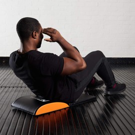 Mirafit Ab Trainer Core Exerciser Mat - Black and Orange