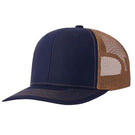 Foetest Adjustable Cap Sun Hat Baseball Cap Mesh Cap Cotton Hat Sport Hat Outdoor Cap for Men and Women Navy Brown