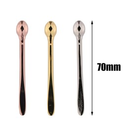 YATEASLU 3 Pcs Eye Cream Applicator Wand Sticks Metal Eye Cream Spoon Cosmetics Spoon Applicators Anti-wrinkle Anti-aging Eye Massagers for Girls Women（gold，rose gold，silver）