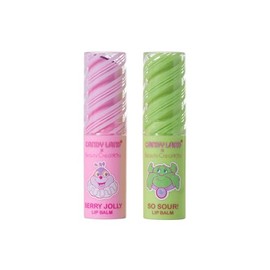 Beauty Creations - Set de Bálsamos Labiales, Candy Land Triple Treat, con Vitamina E, Jojoba y Manteca de Karité, Aromas Dulces y Ácidos, Edición Limi
