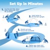 Purebox Beach Tent Sun Shelter with Canopy for 3-4 Person