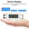 DEWIN Digital Counter, 5-Digit 0-99999 Electronic Counter LCD Digital Electronic