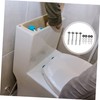 Gadpiparty 4pcs Toilet Tank Screw Durable Fixing Bolts with Washers
