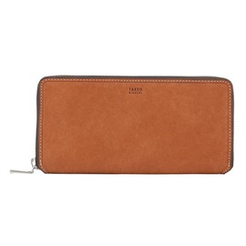 Takeokikuchi 780616 Men's Long Wallet, Round Zipper, Genuine Leather, Cowhide Leather, 02: Brown