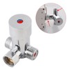 Hilitand G1/2 Hot Cold Water Mixing Valve, 3-Way Thermostatic Mixer