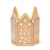 Abbott Collection Gingerbread House Pillar Candle Holder (8" H)