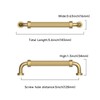 Asidrama 10 Pack 5 Inch(128mm) Champagne Bronze Kitchen Cabinet Handles,