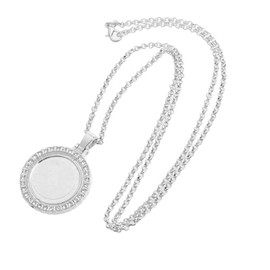 Easter Rising Ireland Silver Colour Necklace With Diamante Pendant And Gift Box