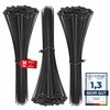 intervisio Cable Ties 300 mm x 4.8 mm, Black, Pack