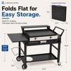 Grill Cart for Blackstone 22 Inch Griddle, 31" Tall Foldable