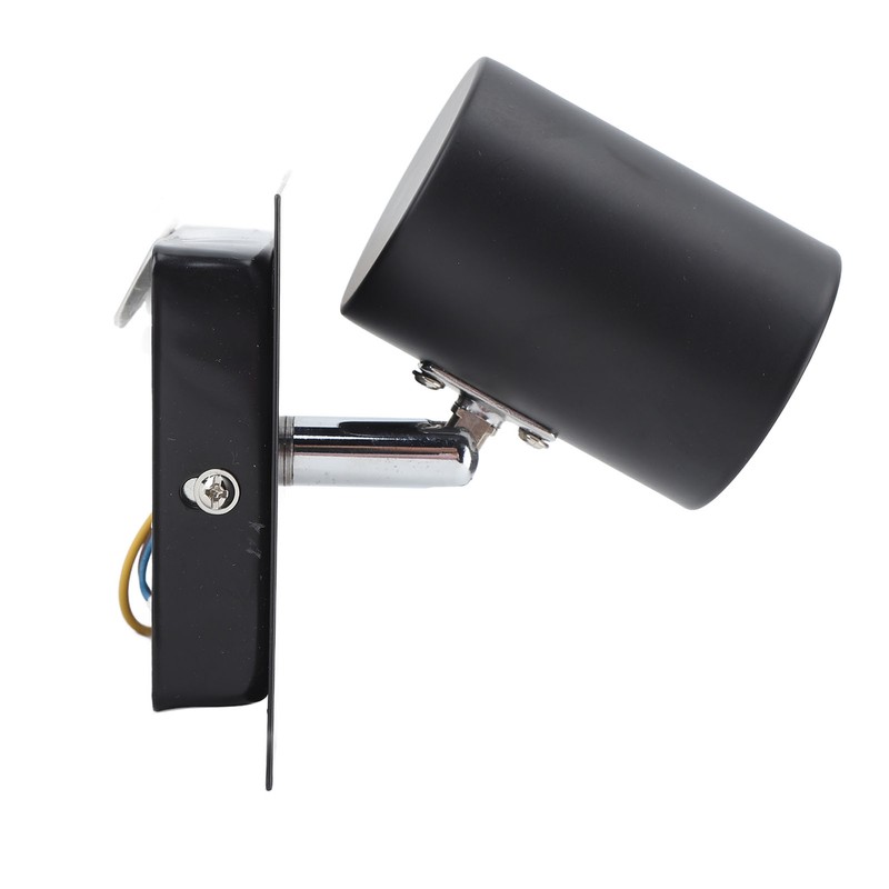 Black GU10 Bulb Holder Modern Lamp Base Metal Light Socket