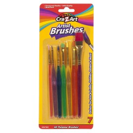 Cra-Z-Art Artist Brushes, Assorted Sizes Blist Carded, 7 Count (10700)
