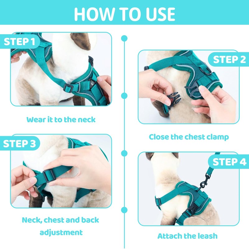 TYXHXTF Cat Harness with Lead, Escape Proof Set, Cats Automatic