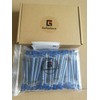 Gufastoe Pack of 100 1 ml Syringe with Protective Caps