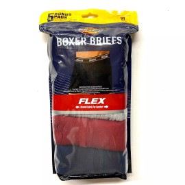 Dickies Men's Dickies 5-Pack Cotton Contour Pouch Boxer Briefs Multi Color - XL (40-42)