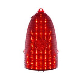 United Pacific 110206 48 LED One-Piece Style Tail Light w/Back-Up Delete For 1955 Chevy Car, Polycarbonate Lens, Sealed Electronics, 12V – ONE Unit